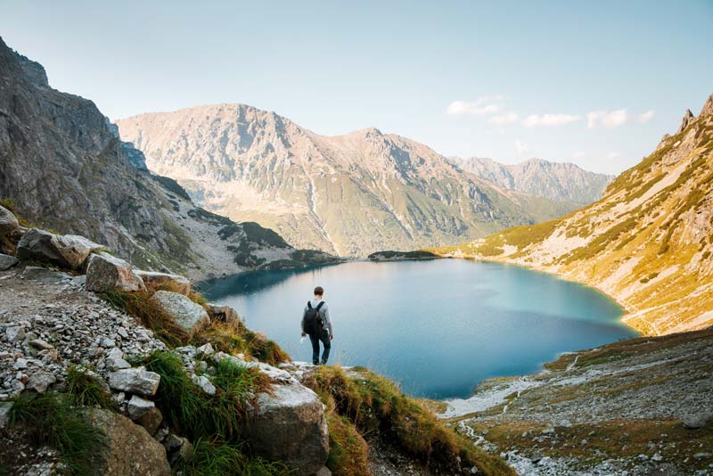Atrakcje turystyczne Morskie Oko i czarny staw pod Rysami