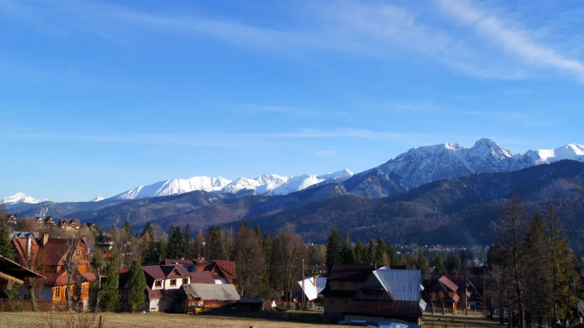 Aptatry zawsze blisko Tatr, widok z budowy apartamentów w Kościelisku, Apartamenty inwestycyjne w Kościelisku Aptatry zawsze blisko Tatr, widok z budowy apartamentów w Kościelisku, Apartamenty inwestycyjne w Kościelisku