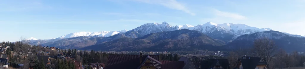 Panorama z budowy Apatatry w Kościelisku kupić apartament