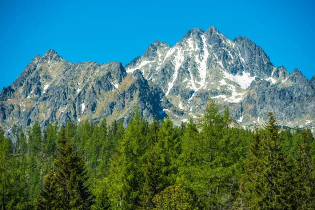 Słowackie Tatry widok na góry